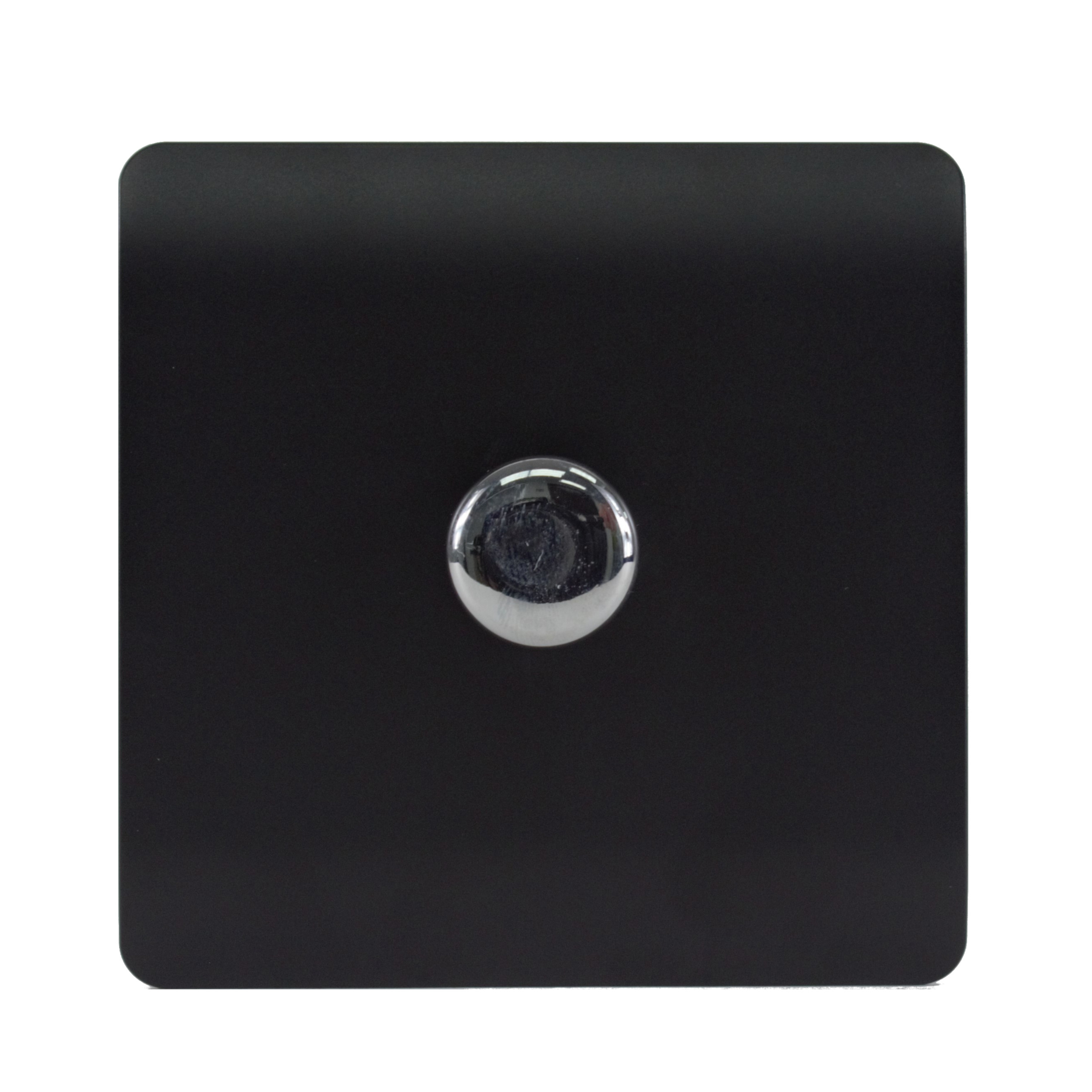 ART-LDMMBK  1 Gang 1 Way LED Dimmer Switch Matt Black